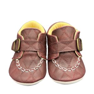 Boy's cuddler shoes burgundy
