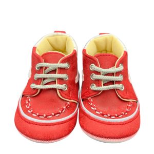 Cuddle shoes for boys in red