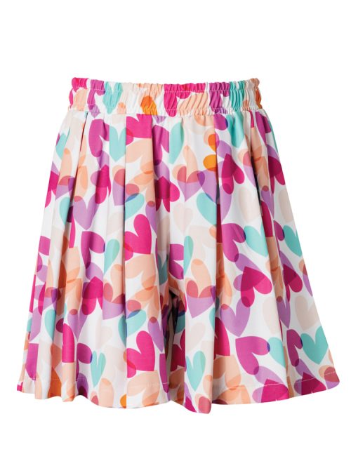 Girls shorts loose colorful with hearts